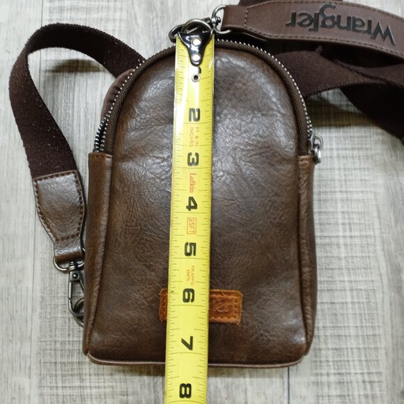 Wrangler Vegan Leather Crossbody Bag Small Sling Bag for Women - Picture 8 of 10